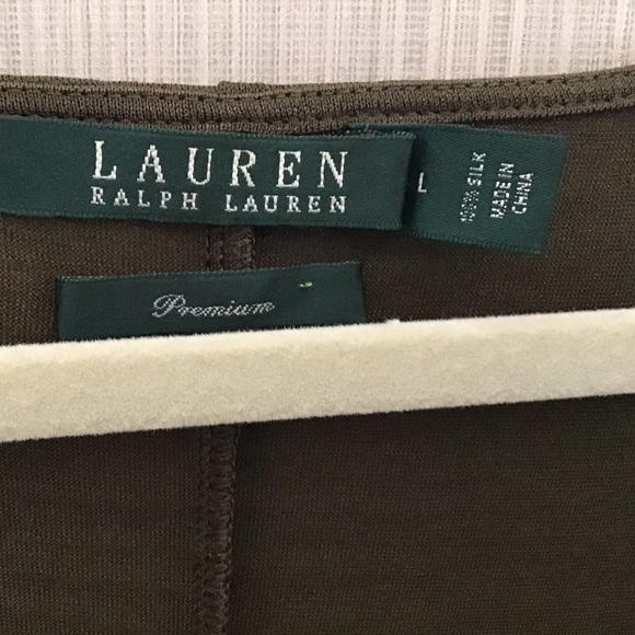 Ralph Lauren Retro Raw Silk Sleeveless Dress - Picture 4 of 4